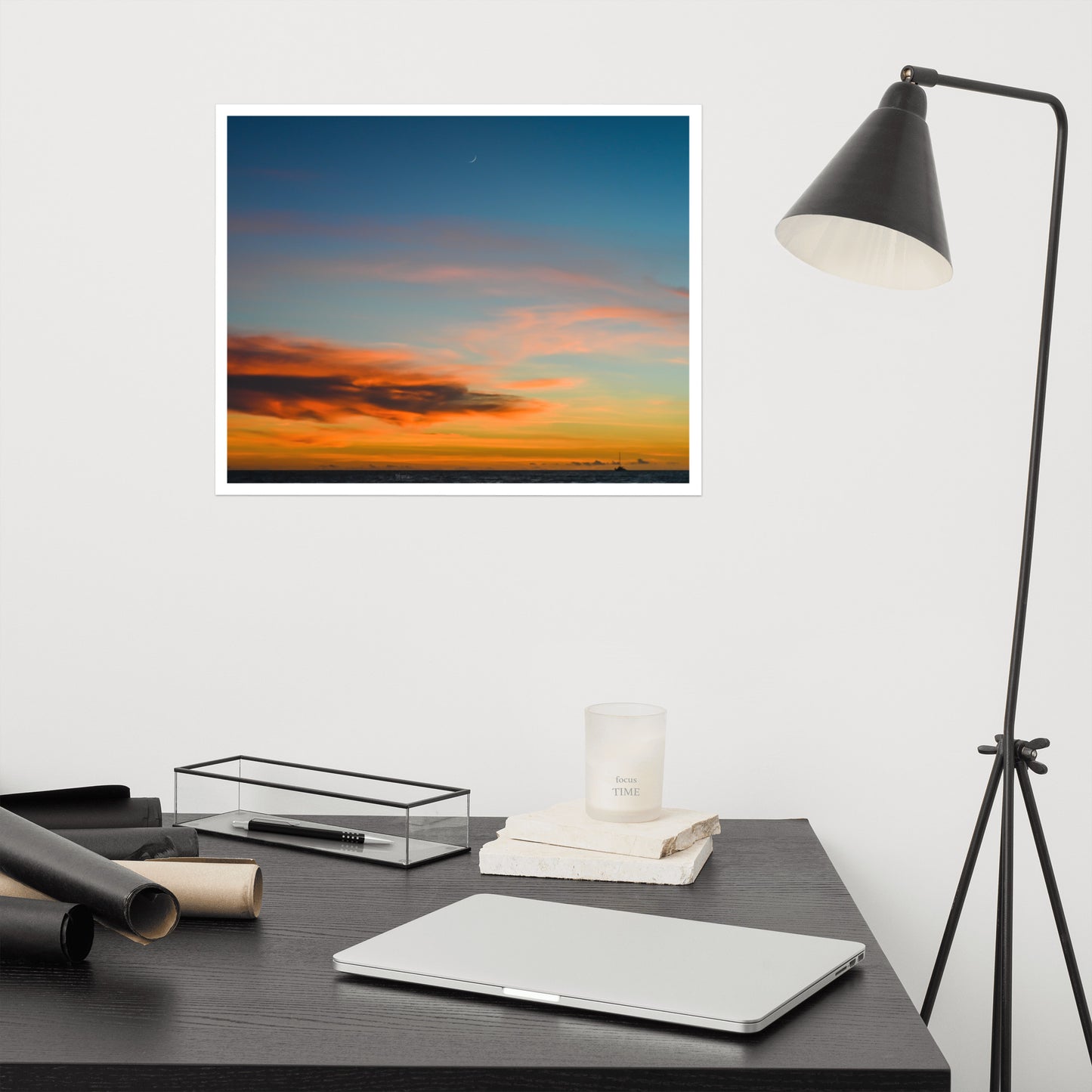 Na Pali Coast Sunset, Kauai, poster