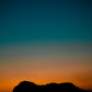 Sleeping Giant, sunset, with Venus; poster