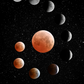 Lunar Eclipse, Waimea, Kauai, November, 2022, poster