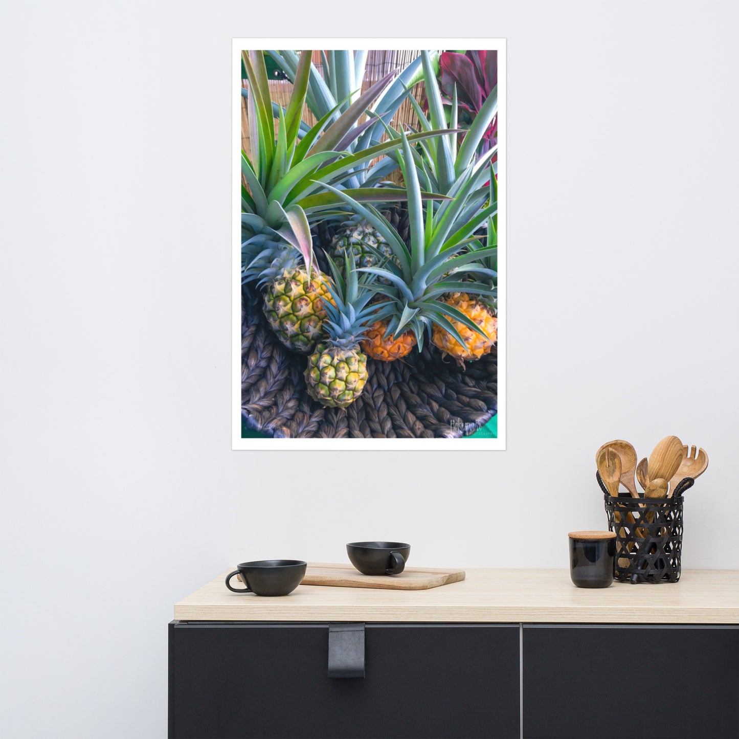 Pineapple collection, Kauai, poster